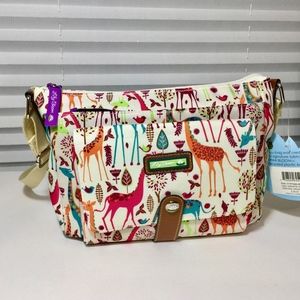 lily bloom giraffe backpack